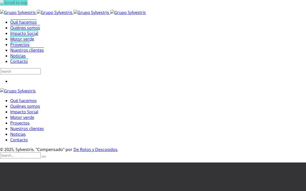 Sylvestris website preview