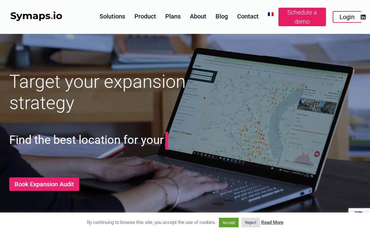 Symaps website preview