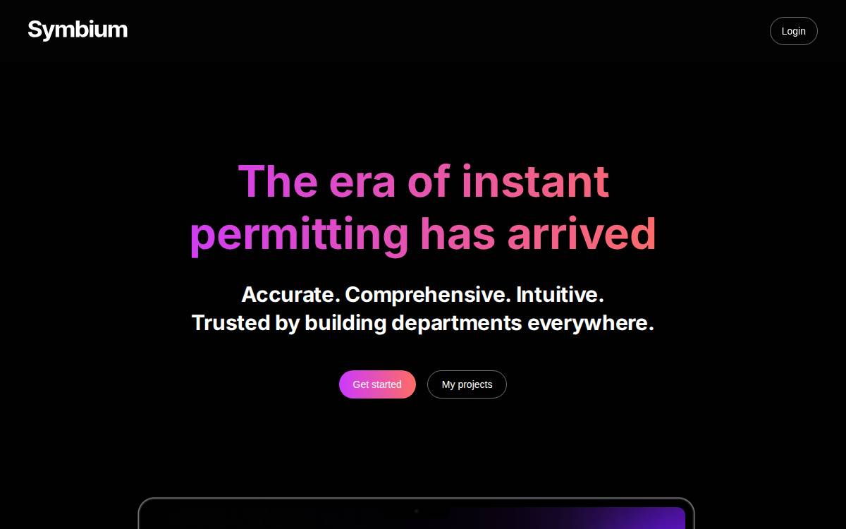 Symbium website preview