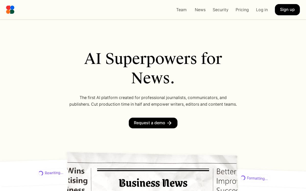 Symbolic website preview