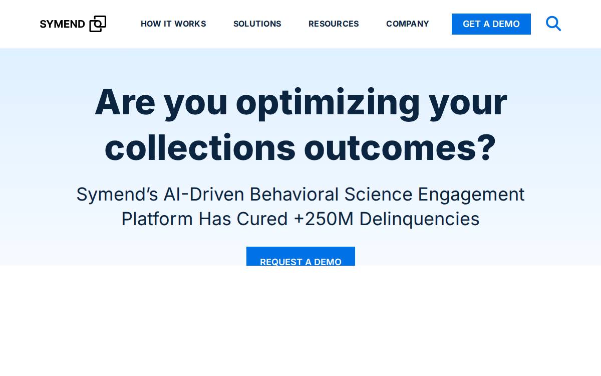 Symend website preview