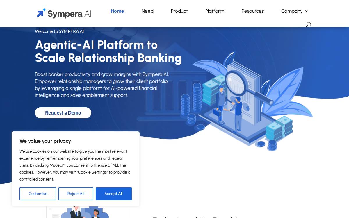 Sympera website preview