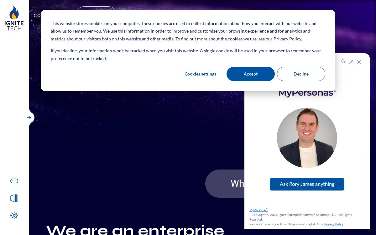Symphony Commerce website preview