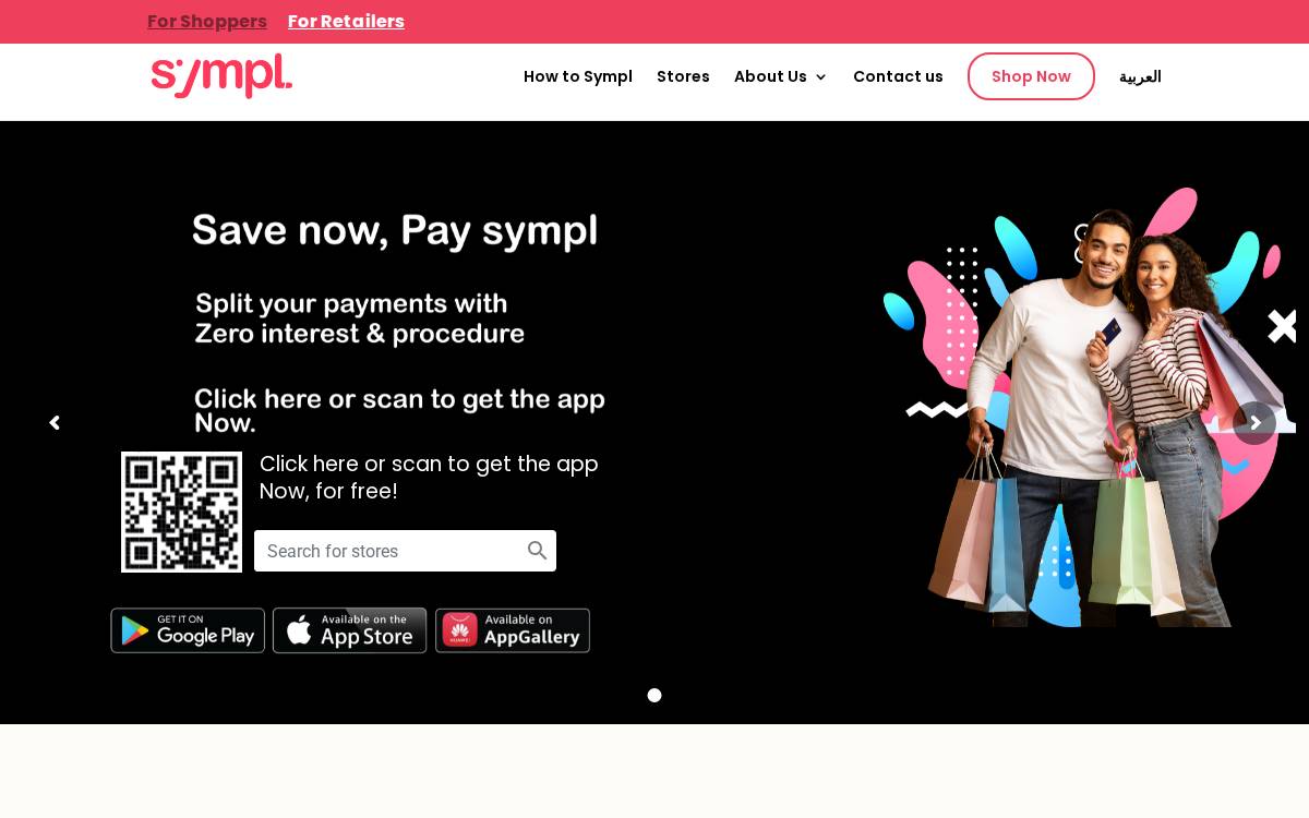Sympl website preview