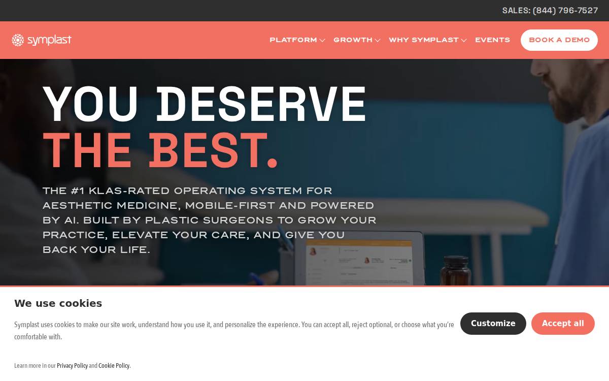 Symplast website preview