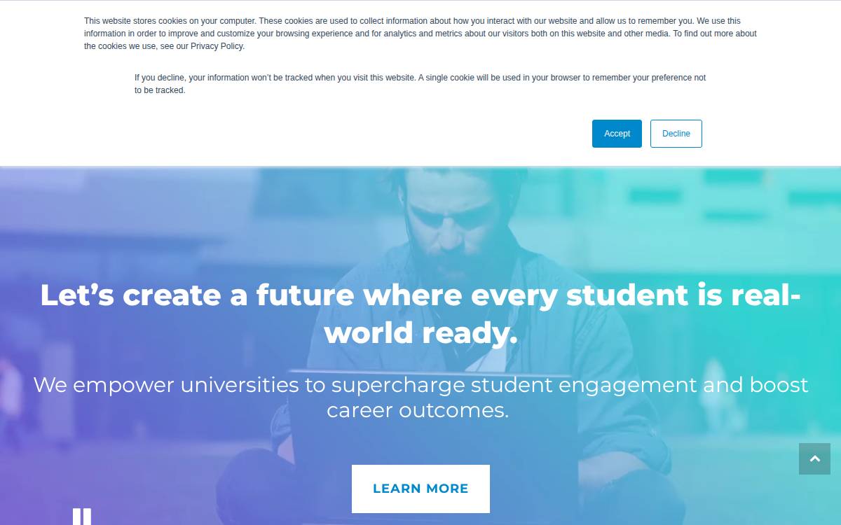 Symplicity website preview