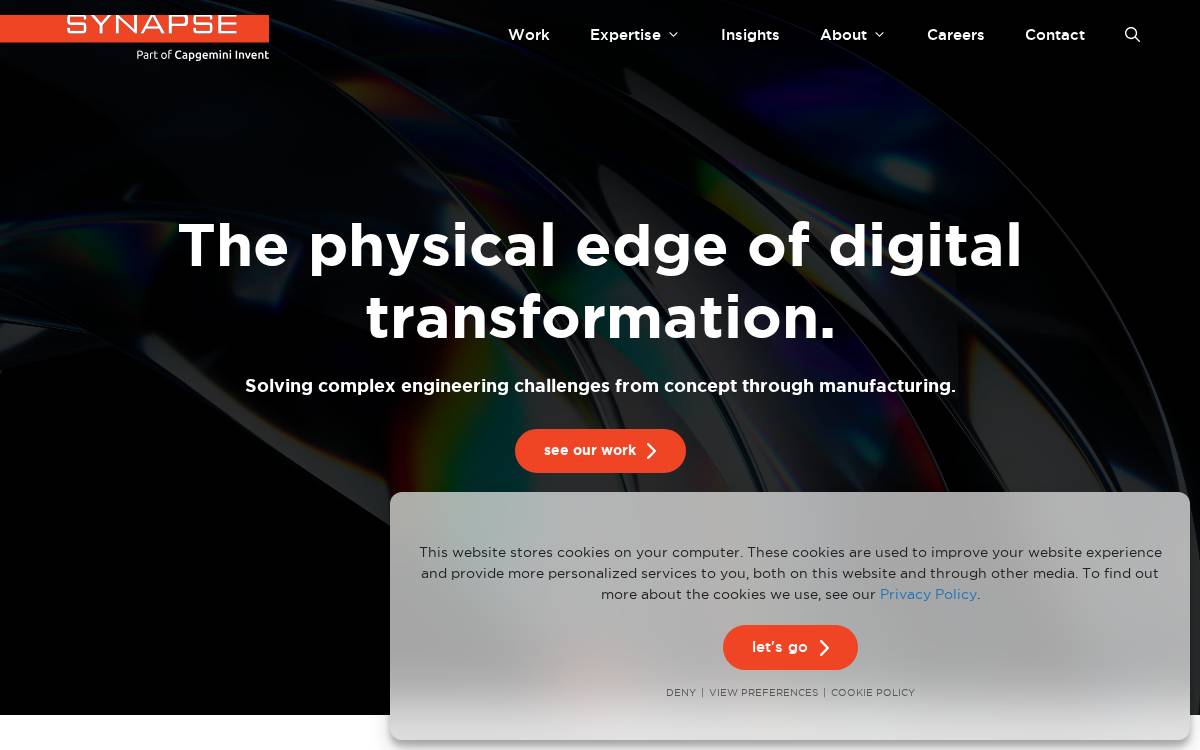 Synapse website preview