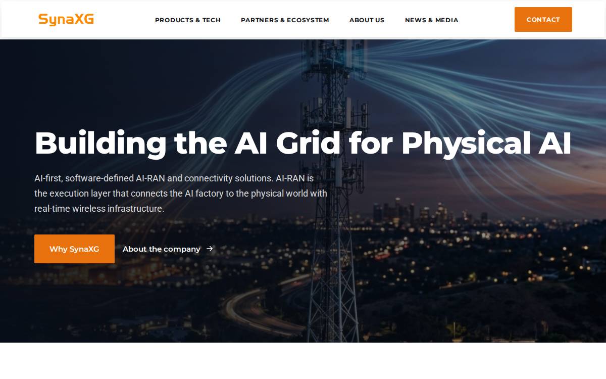 Synaxg website preview