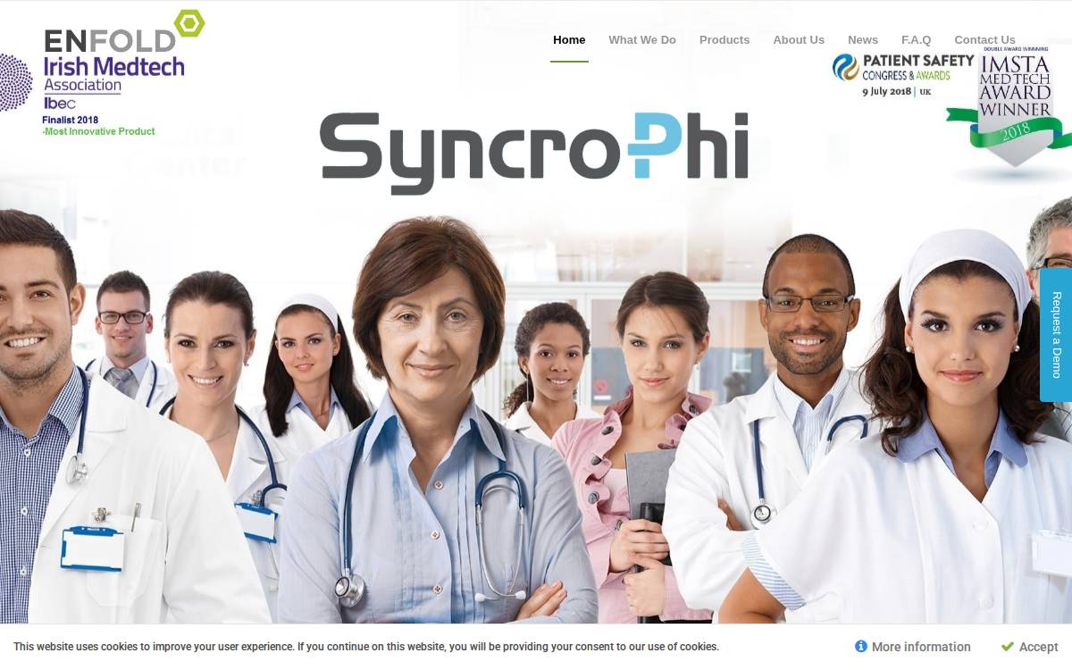Syncrophi Systems website preview