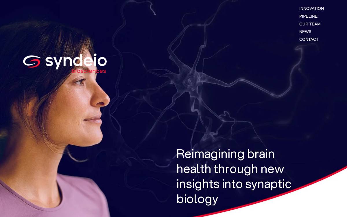 Syndeio Biosciences website preview