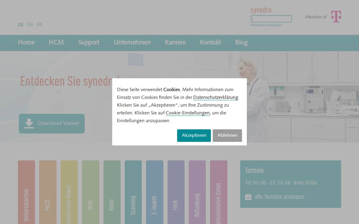 synedra website preview
