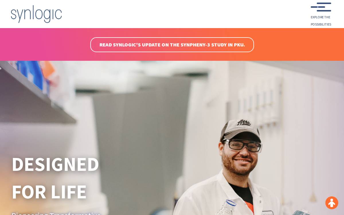 Synlogic website preview