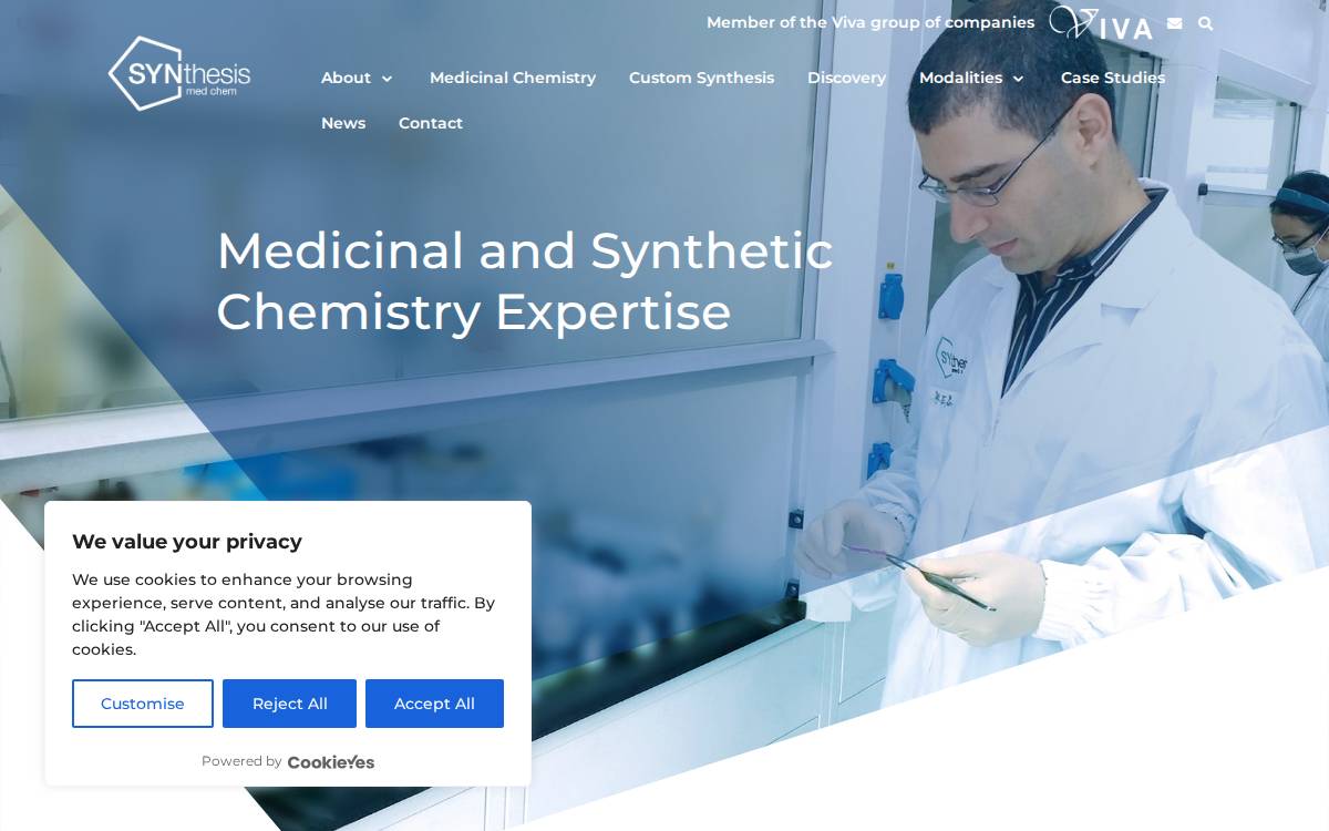 Synmedchem website preview