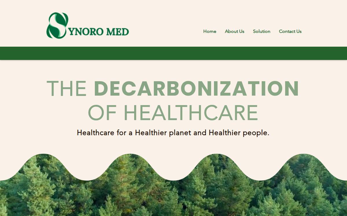 Synoro Med website preview