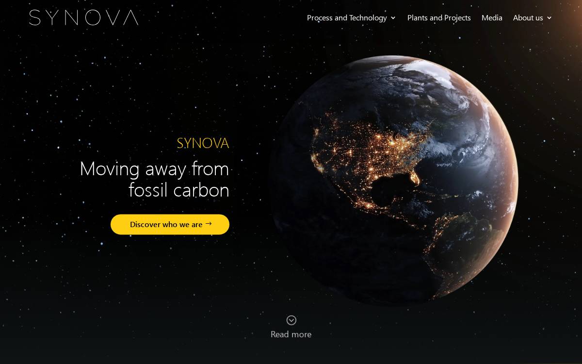Synovatech website preview
