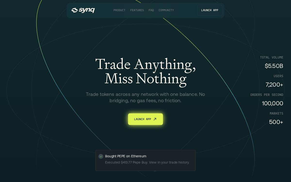 Synquote website preview