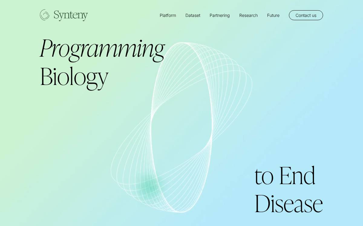 Synteny website preview