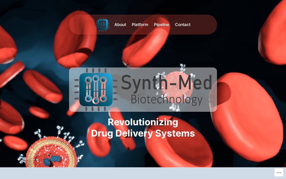 Synth Med website preview