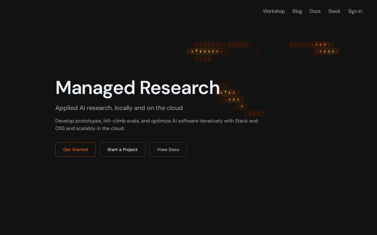 Synth website preview