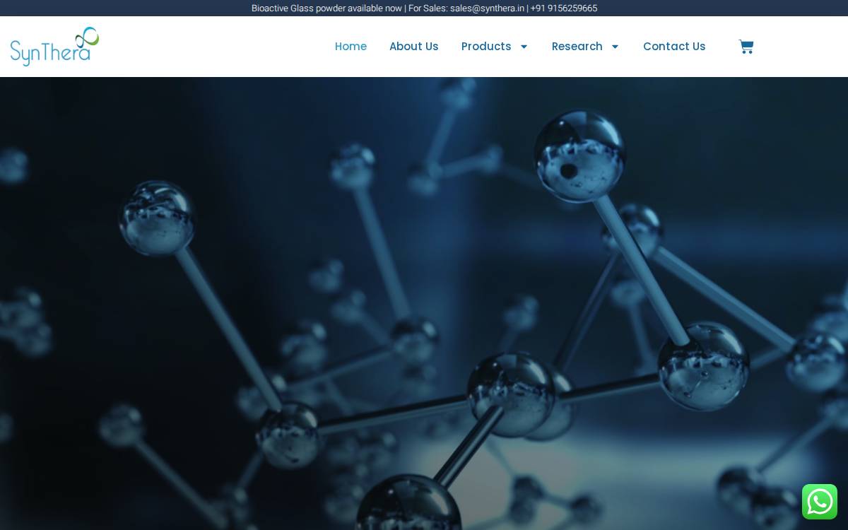 Synthera website preview