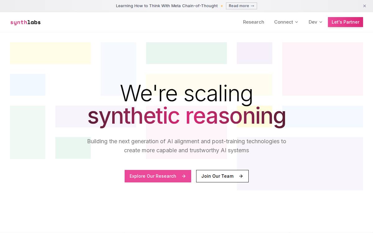 Synth Labs website preview