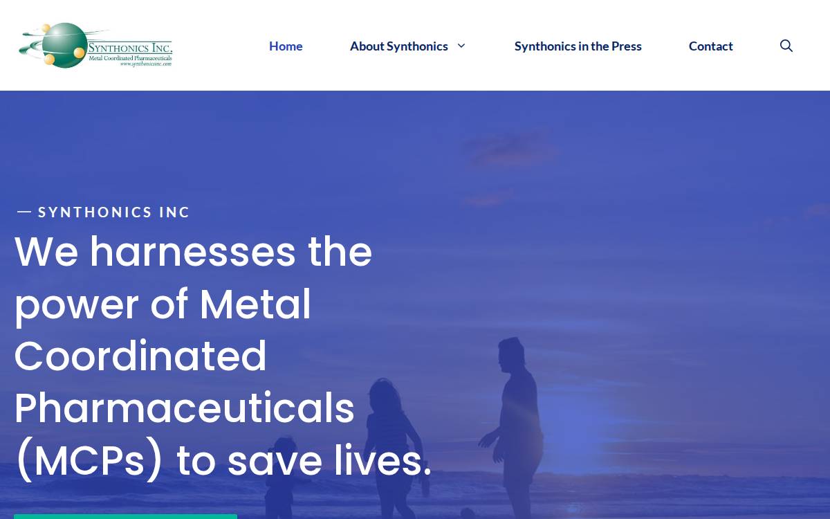 Synthonics website preview