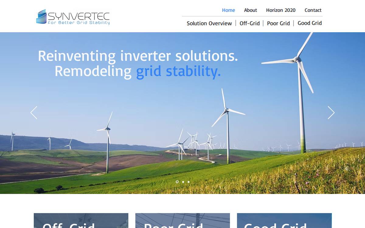 Synvertec website preview