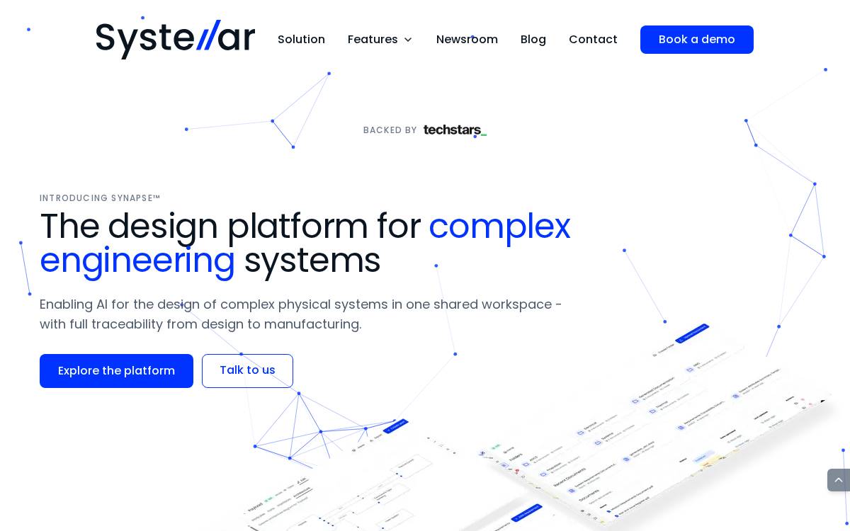 Systellar Space website preview
