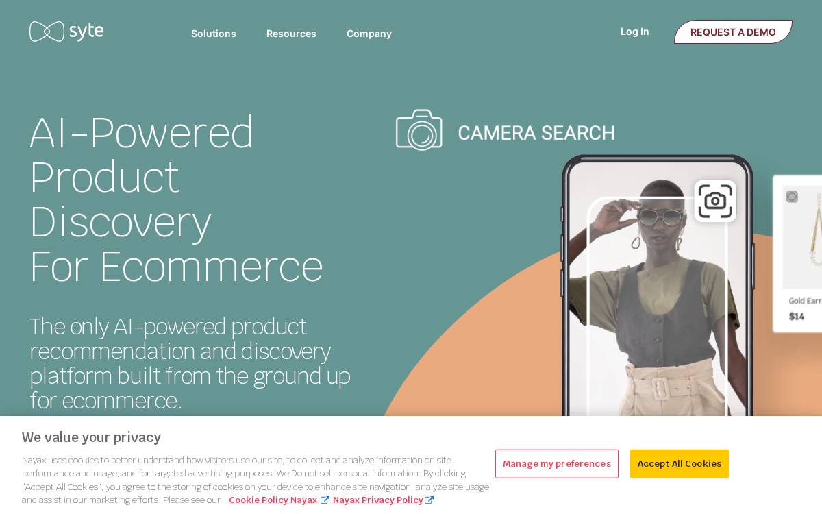 Syte website preview