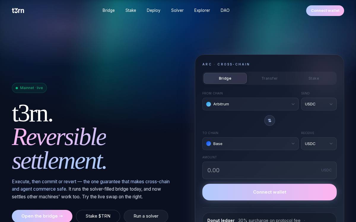 T3rn website preview