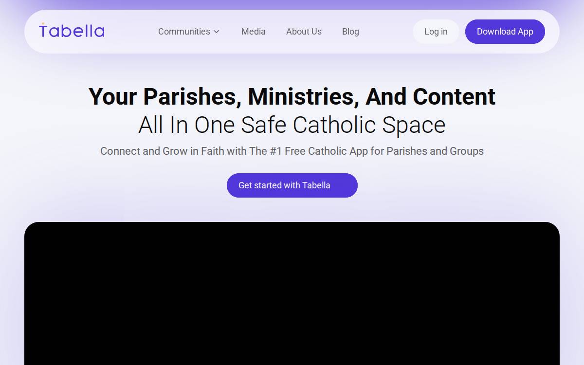 Tabella website preview