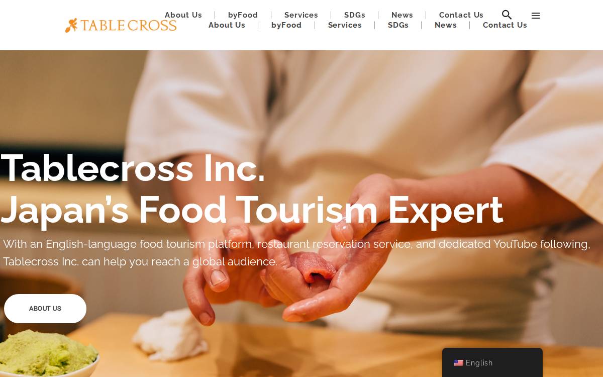 Tablecross website preview