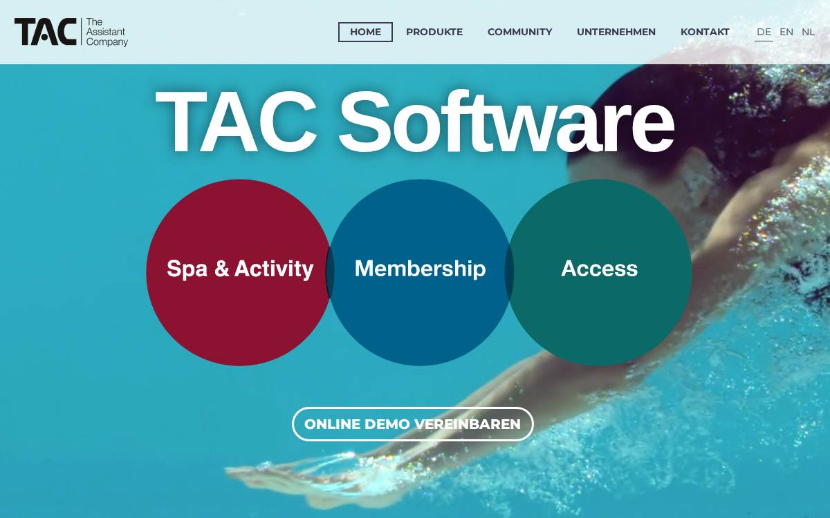 TAC website preview