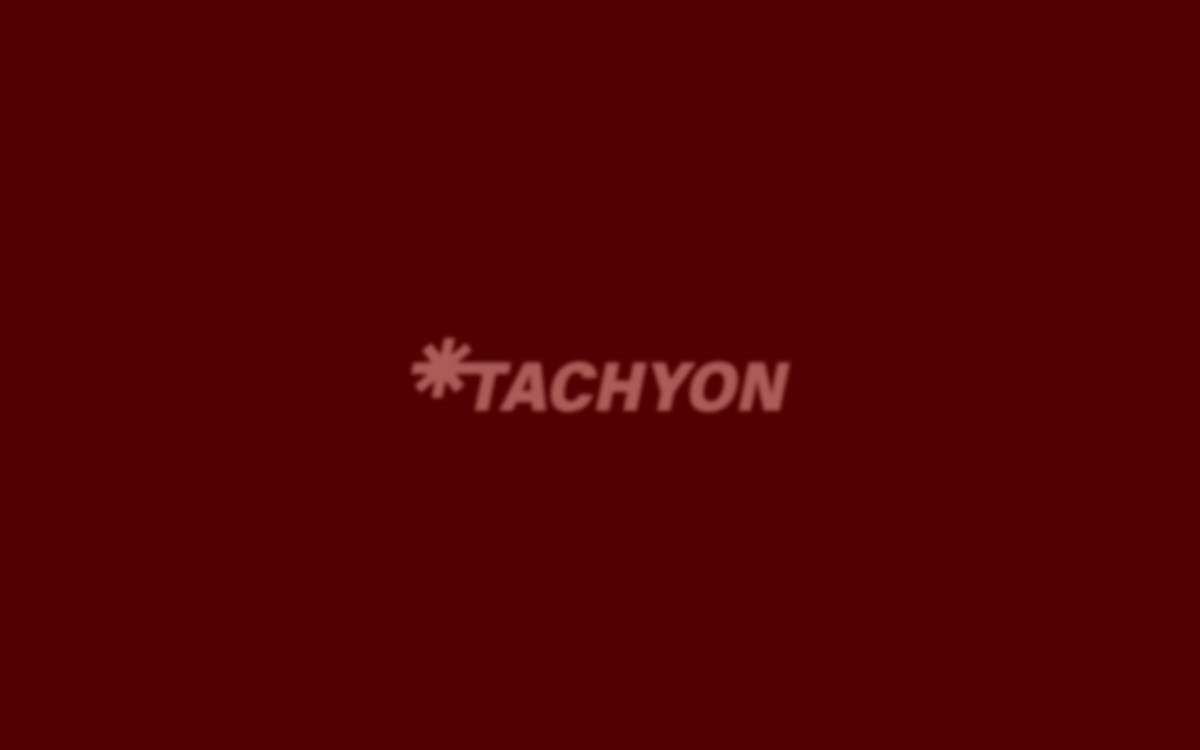Tachyon website preview