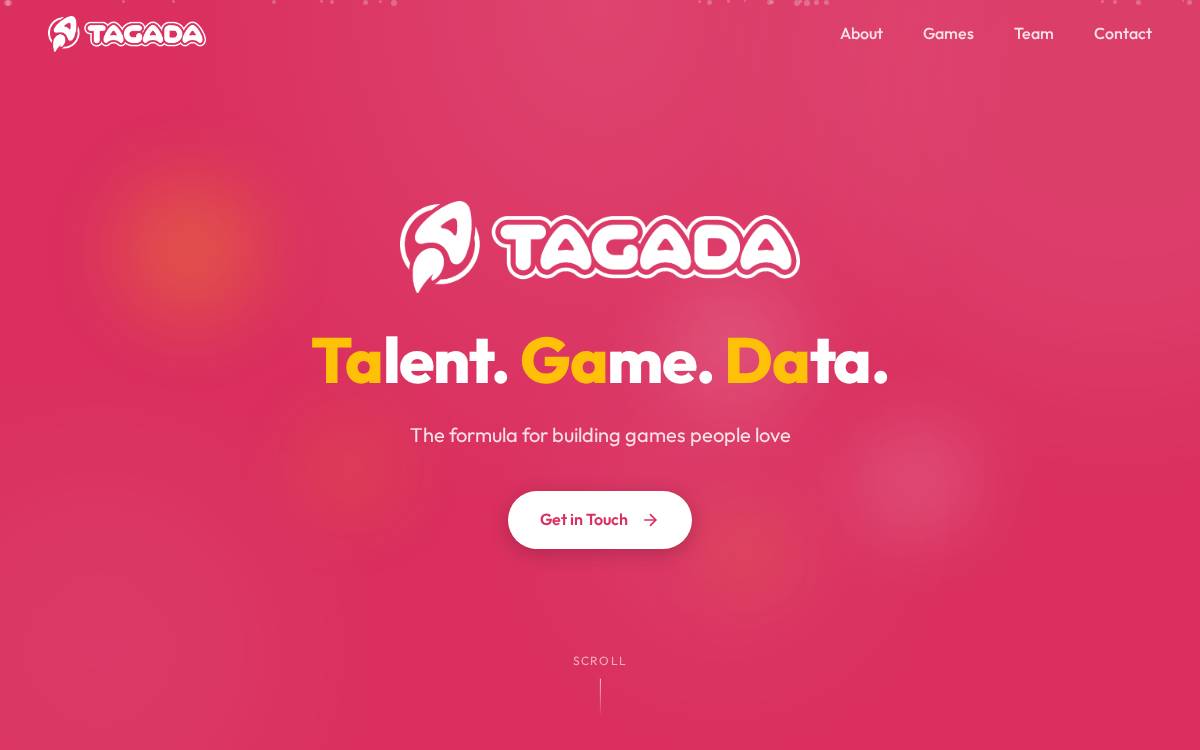 Tagada website preview