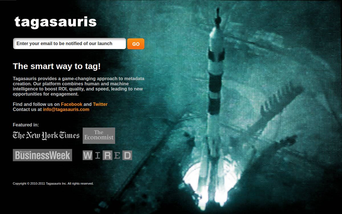 Tagasauris website preview