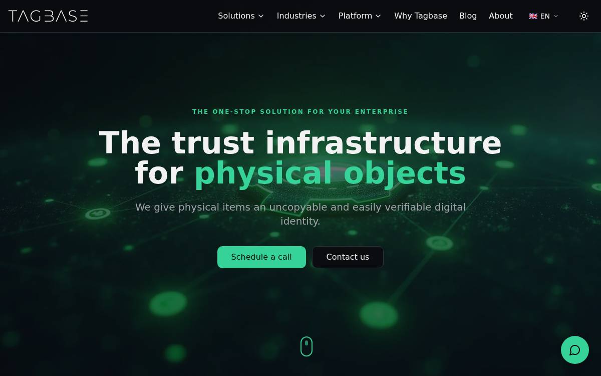 TAGBASE website preview