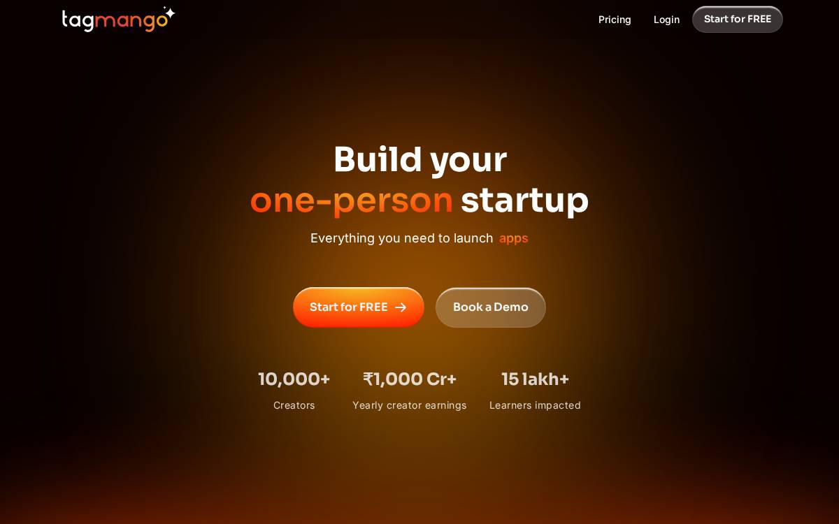 TagMango website preview