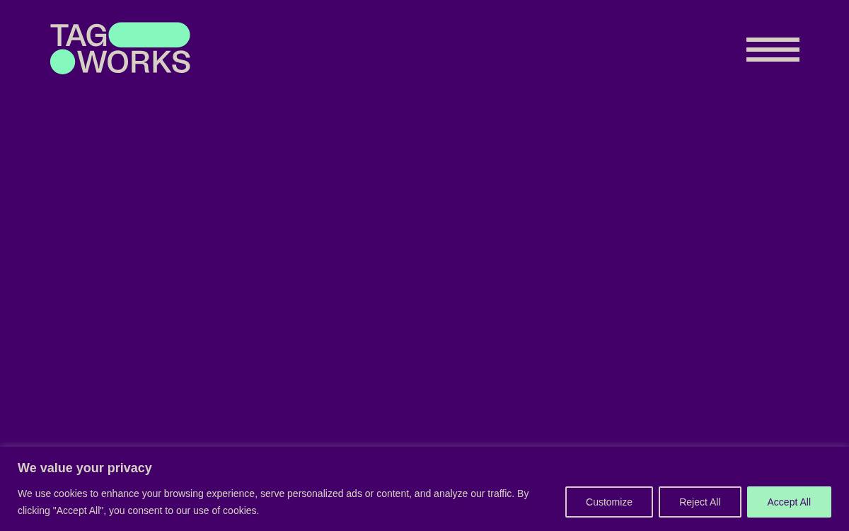 Tagworks Pharmaceuticals website preview