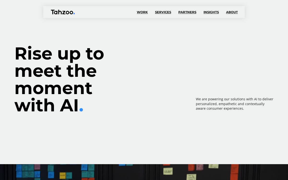 Tahzoo website preview