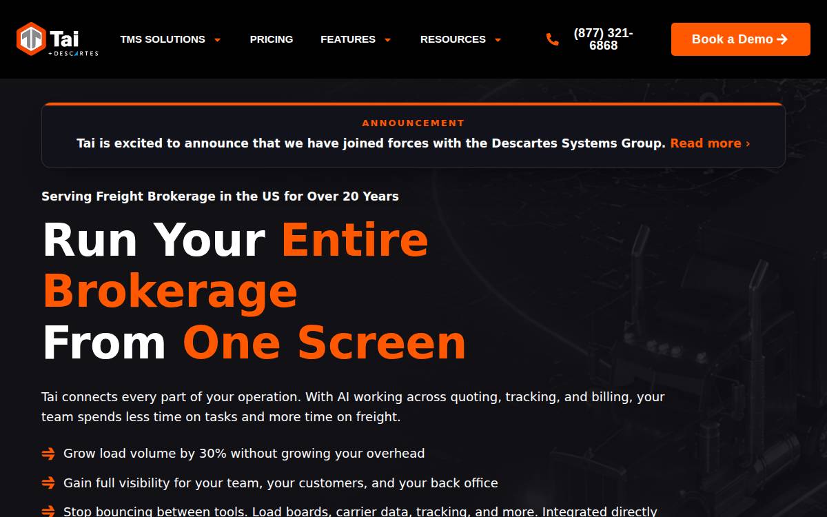 Tai Software website preview