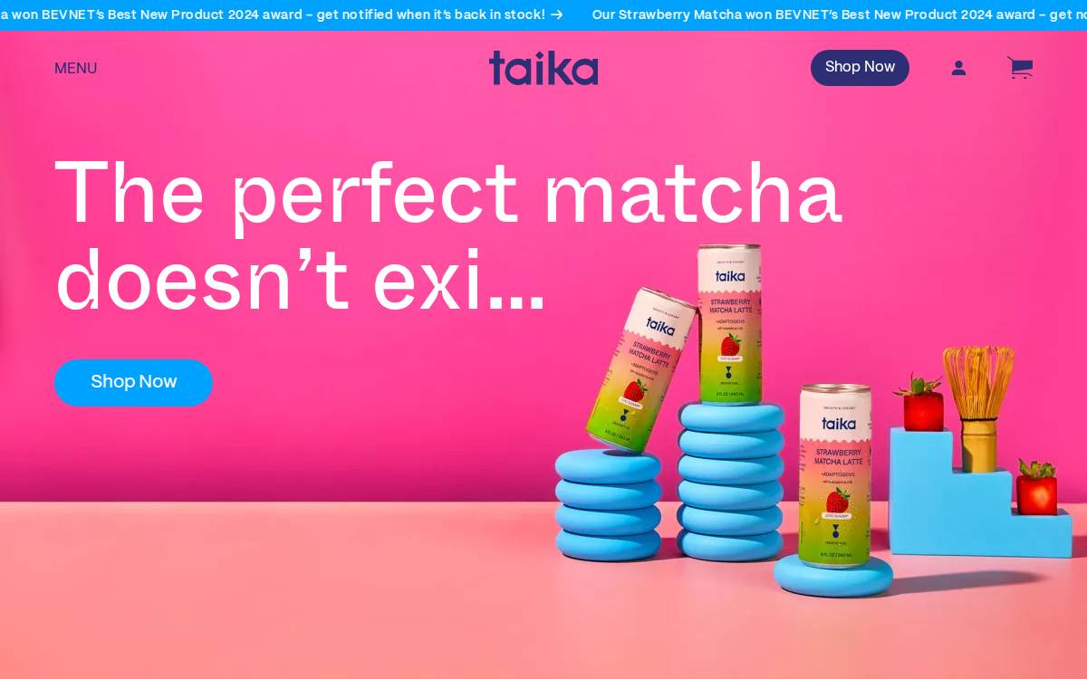 Taika website preview