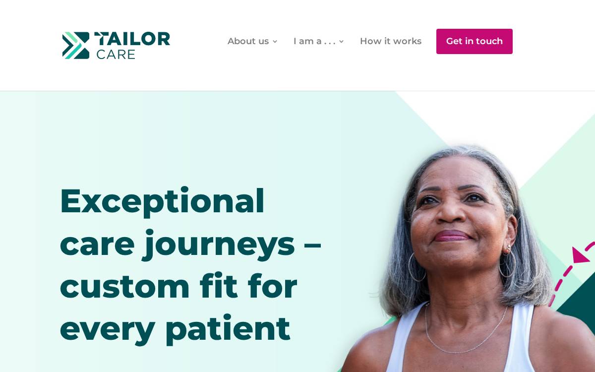 Tailor Care website preview