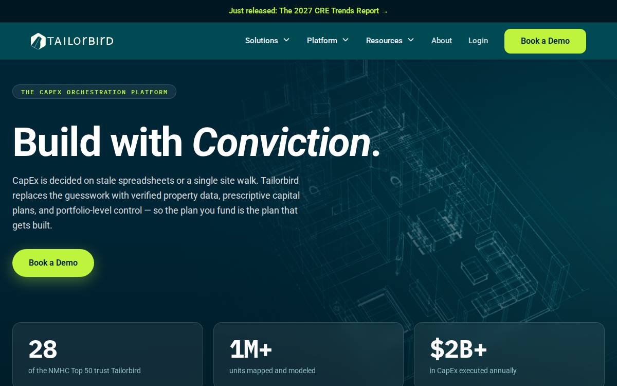 Tailorbird website preview