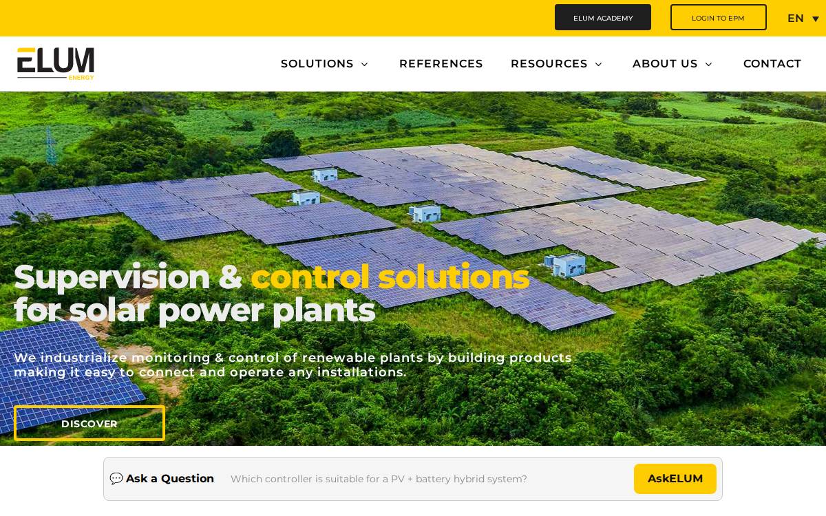 Tailored Energy Intelligence solutions website preview