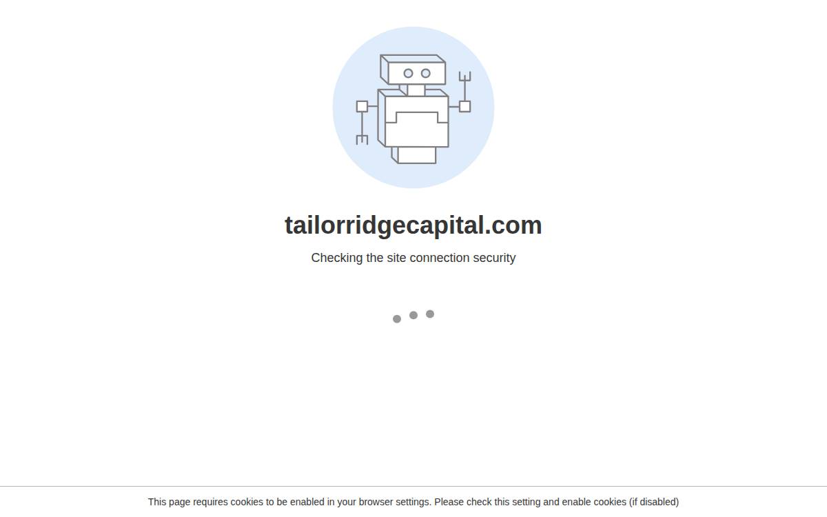 Tailorridgecapital website preview