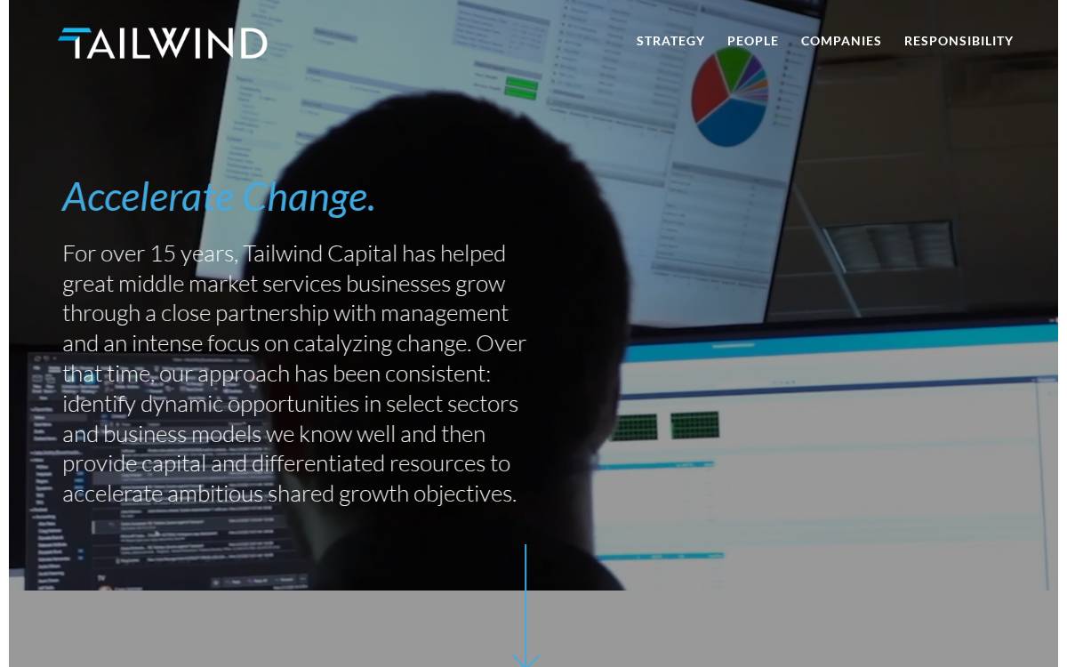 Tailwind Capital website preview
