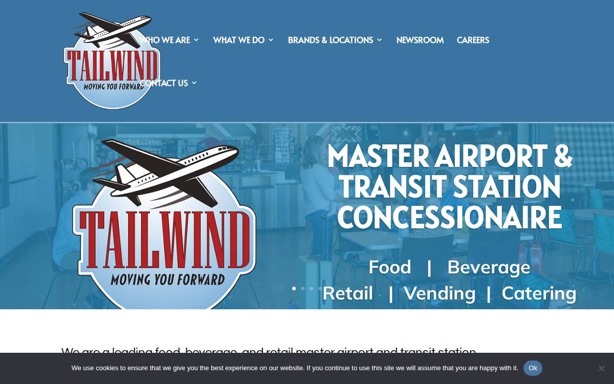 Tailwindconcessions website preview