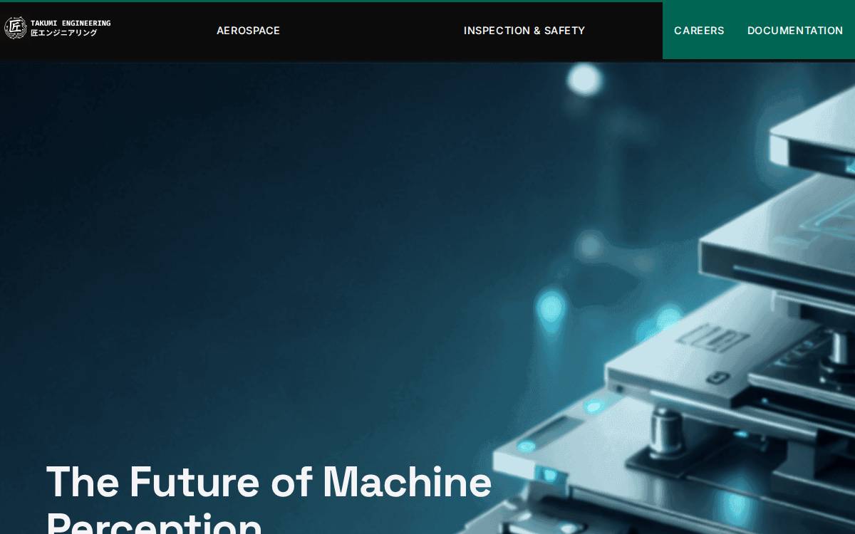 Takumiengineering website preview