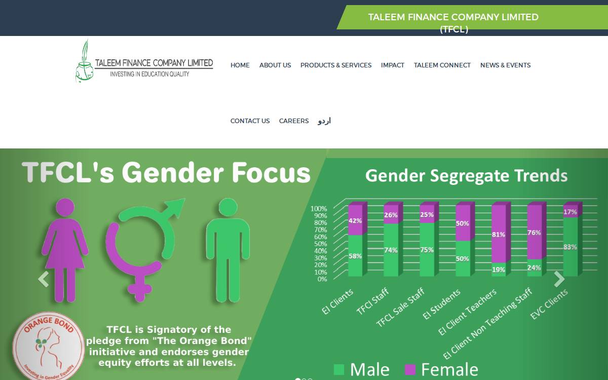 Taleem website preview